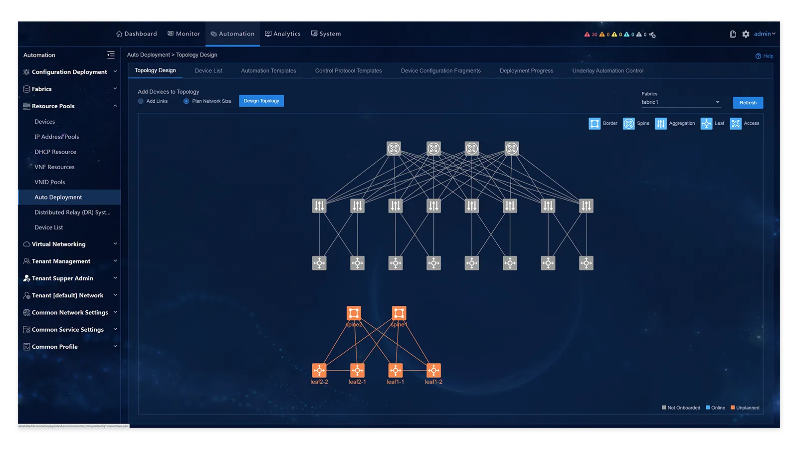 HPE IMC Orchestrator and Analyzer